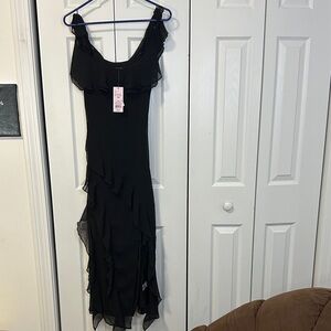 Wild Fable Black Asymmetrical Dress